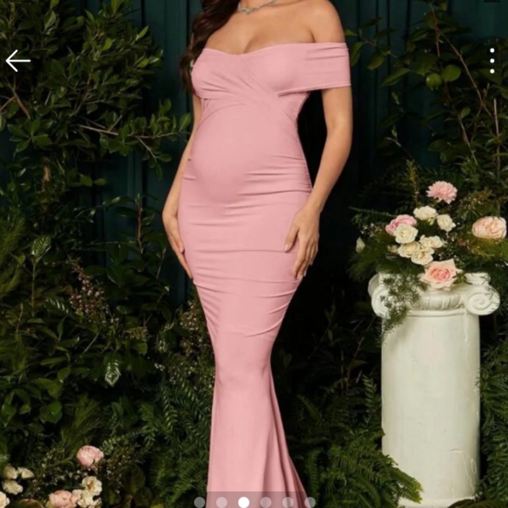 Bundle Of 3 Shein Pink Maternity dress - Picture 3 of 6